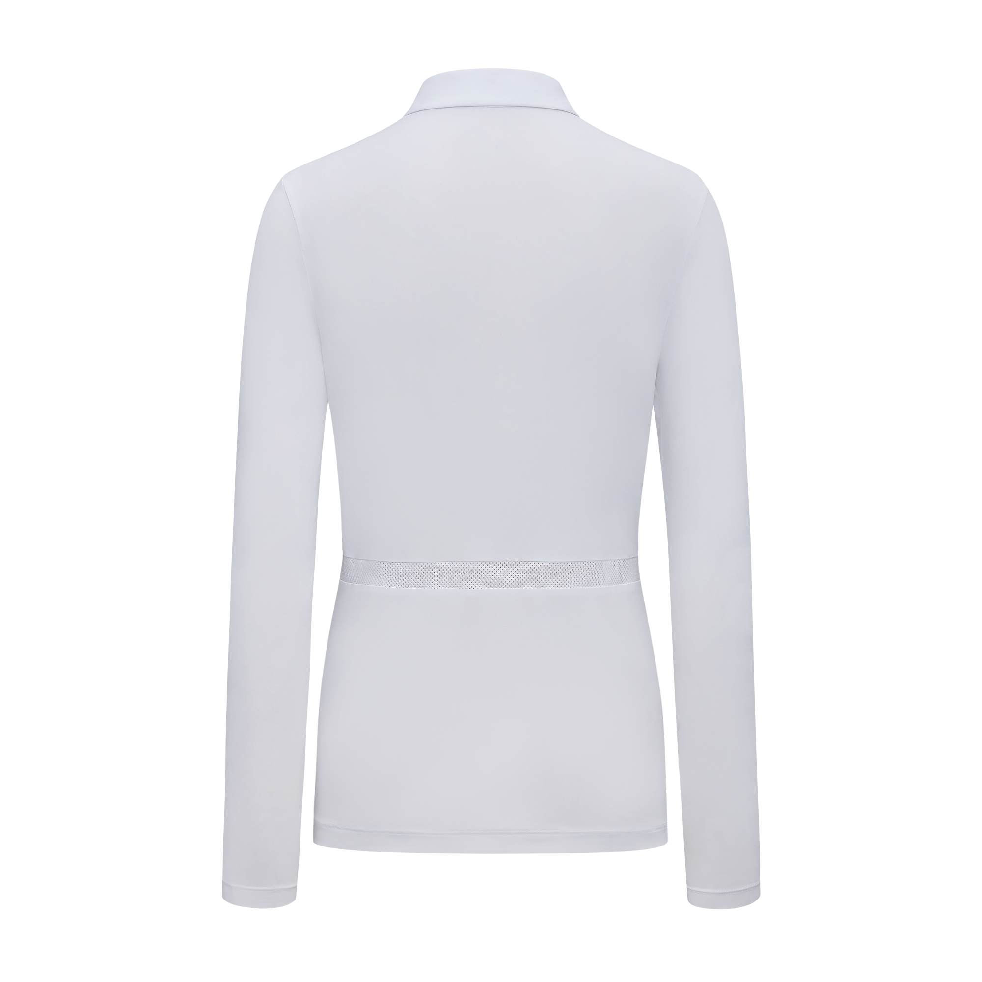 Part Mesh Polo Shirt Women