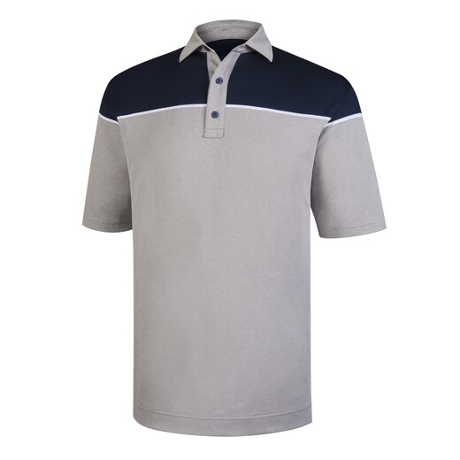 Color Block Pique Self Collar