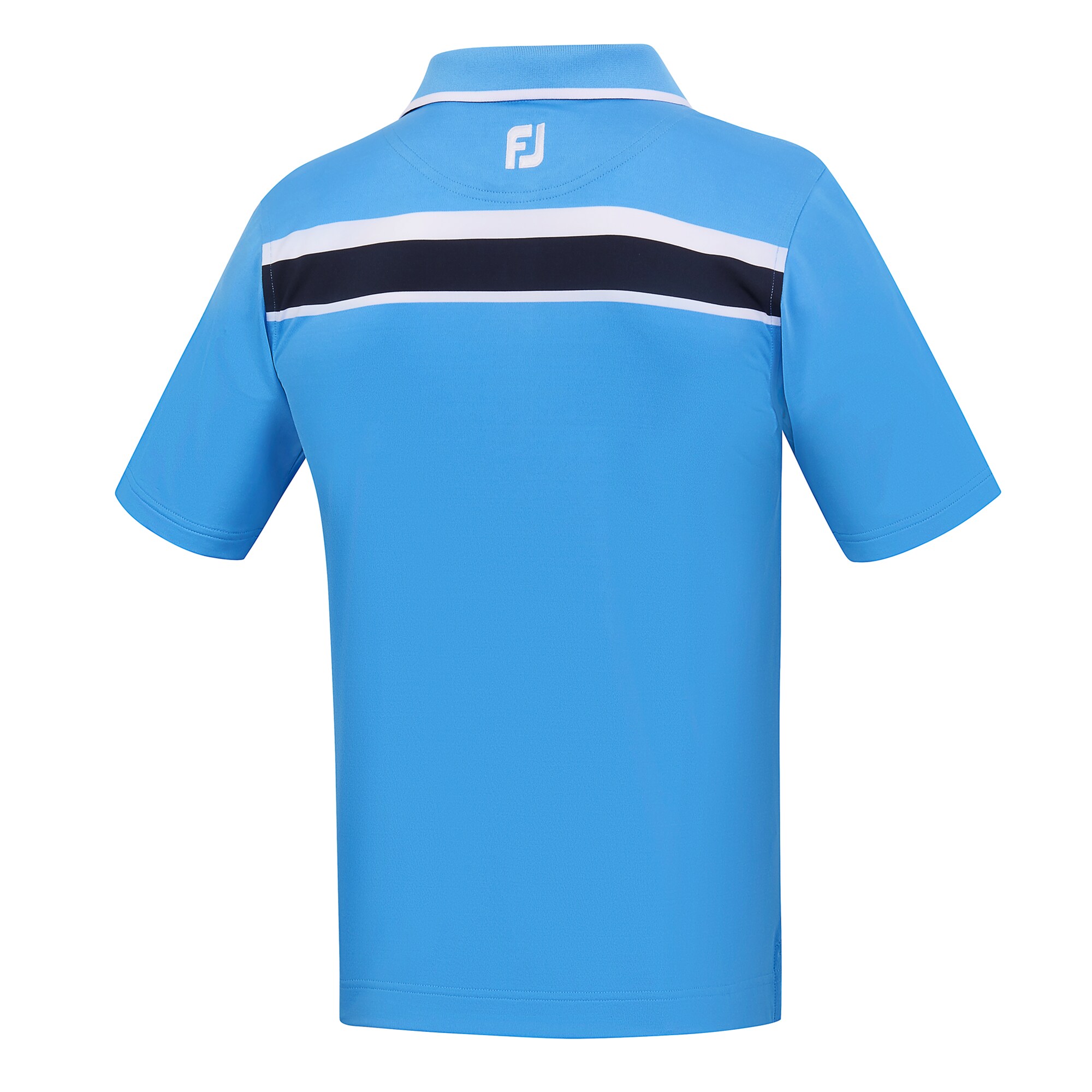 Lisle Chest Stripe Knit Collar Junior