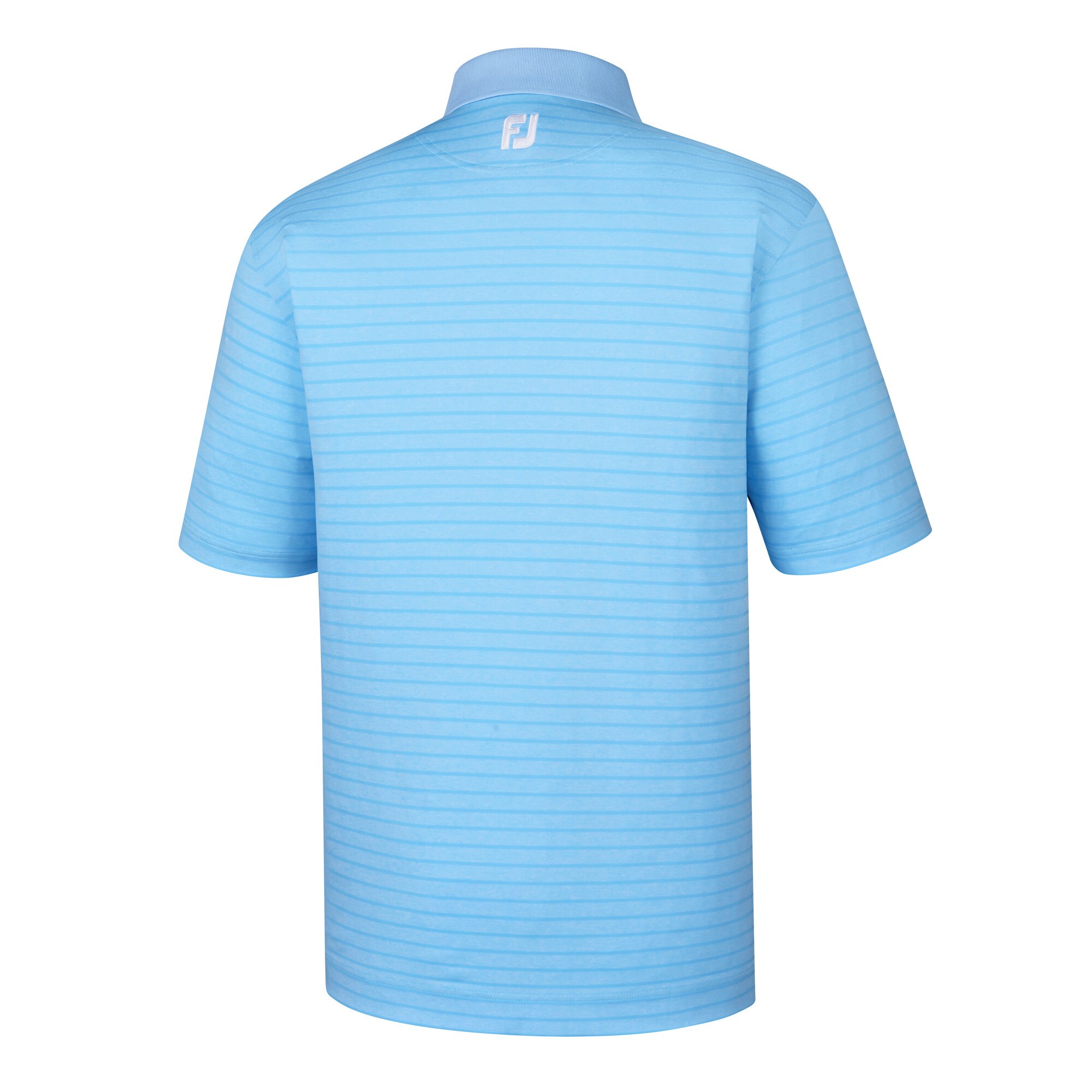 Tonal Heather Lisle Stripe Knit Collar