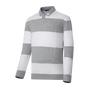 Stripe Long Sleeve Polo Shirt