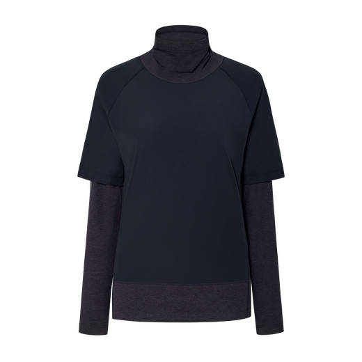 HYBRID HIGH NECK SHIRT WMN