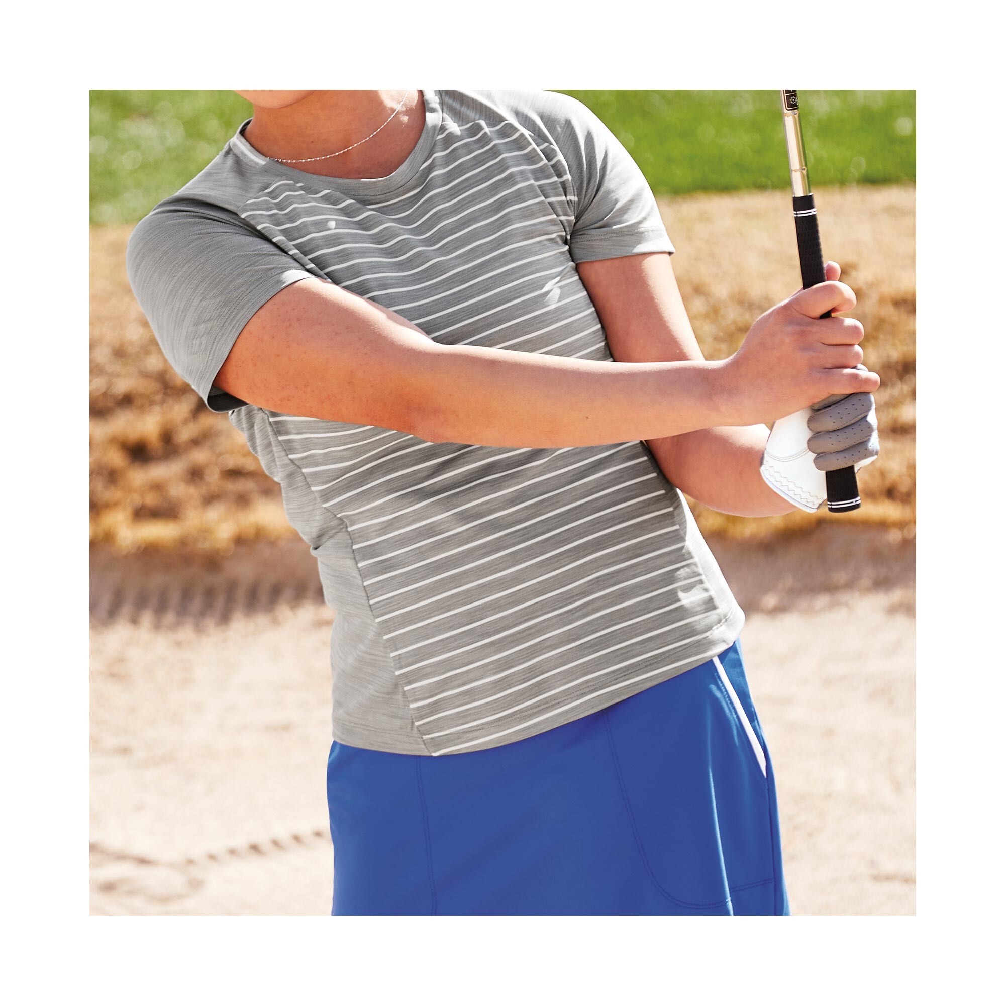 Striped Crew Neck Women