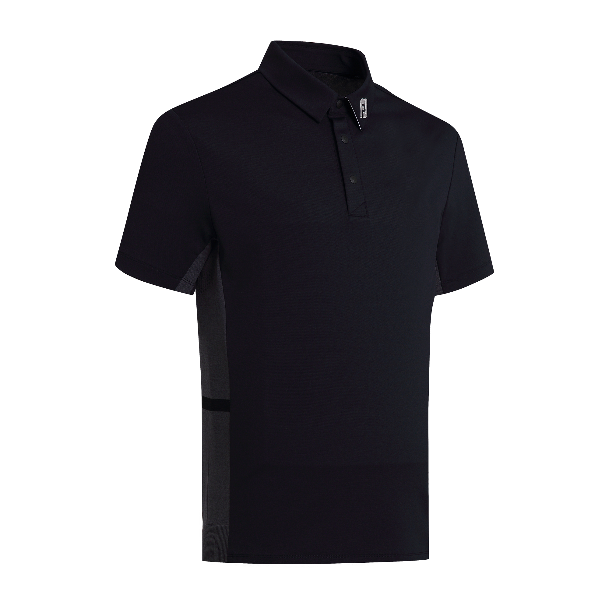 Side Knit Polo Shirt