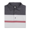 White / Heather Navy / Red