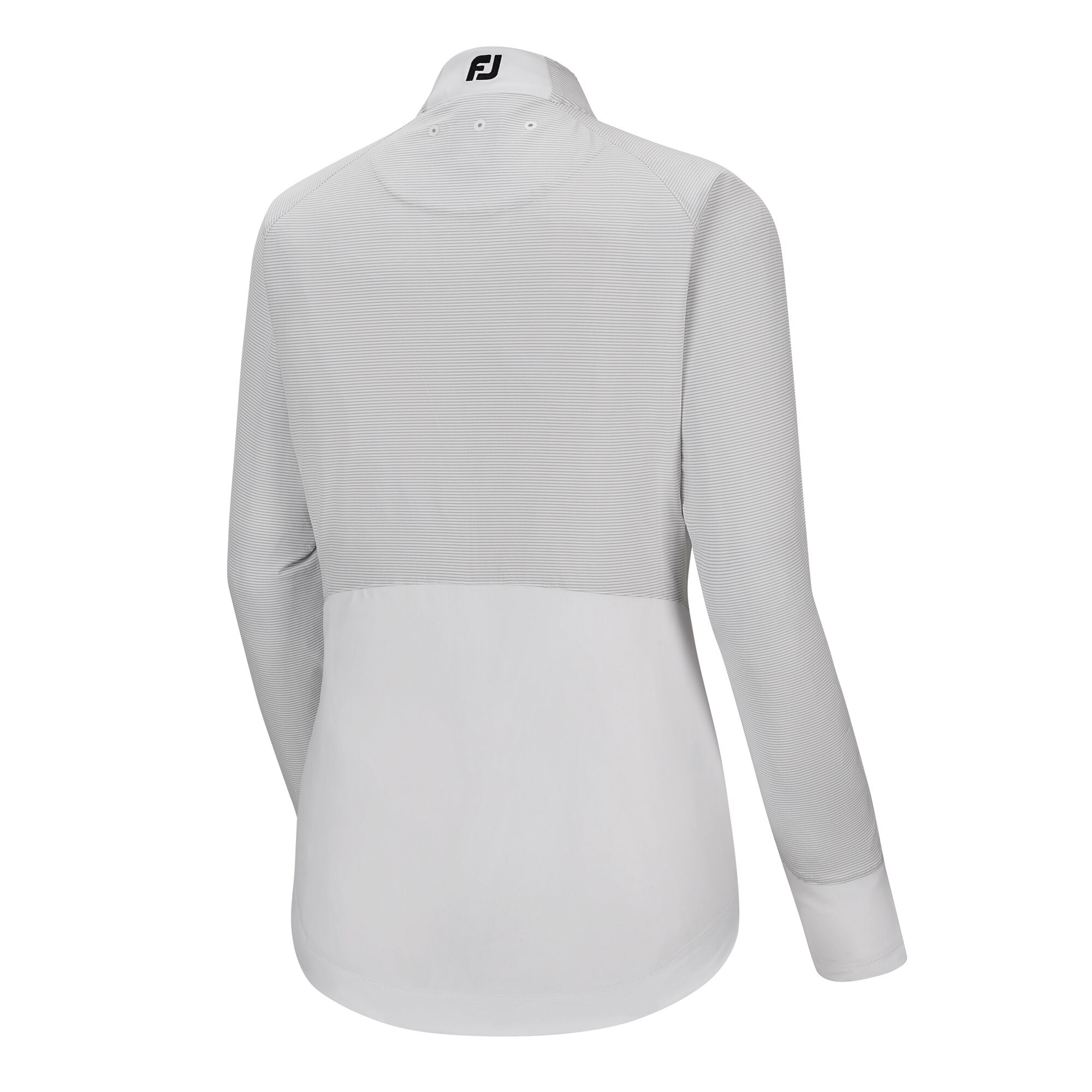 Full-Zip Woven + Knit Panels Women