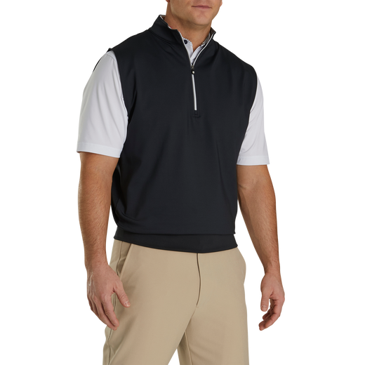 Half-Zip Jersey Vest