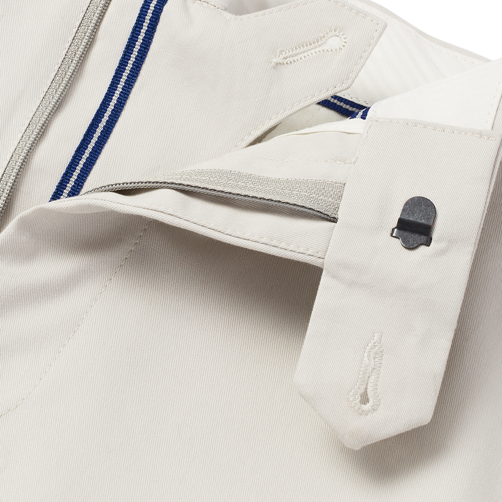 Sueded Cotton Twill Trousers