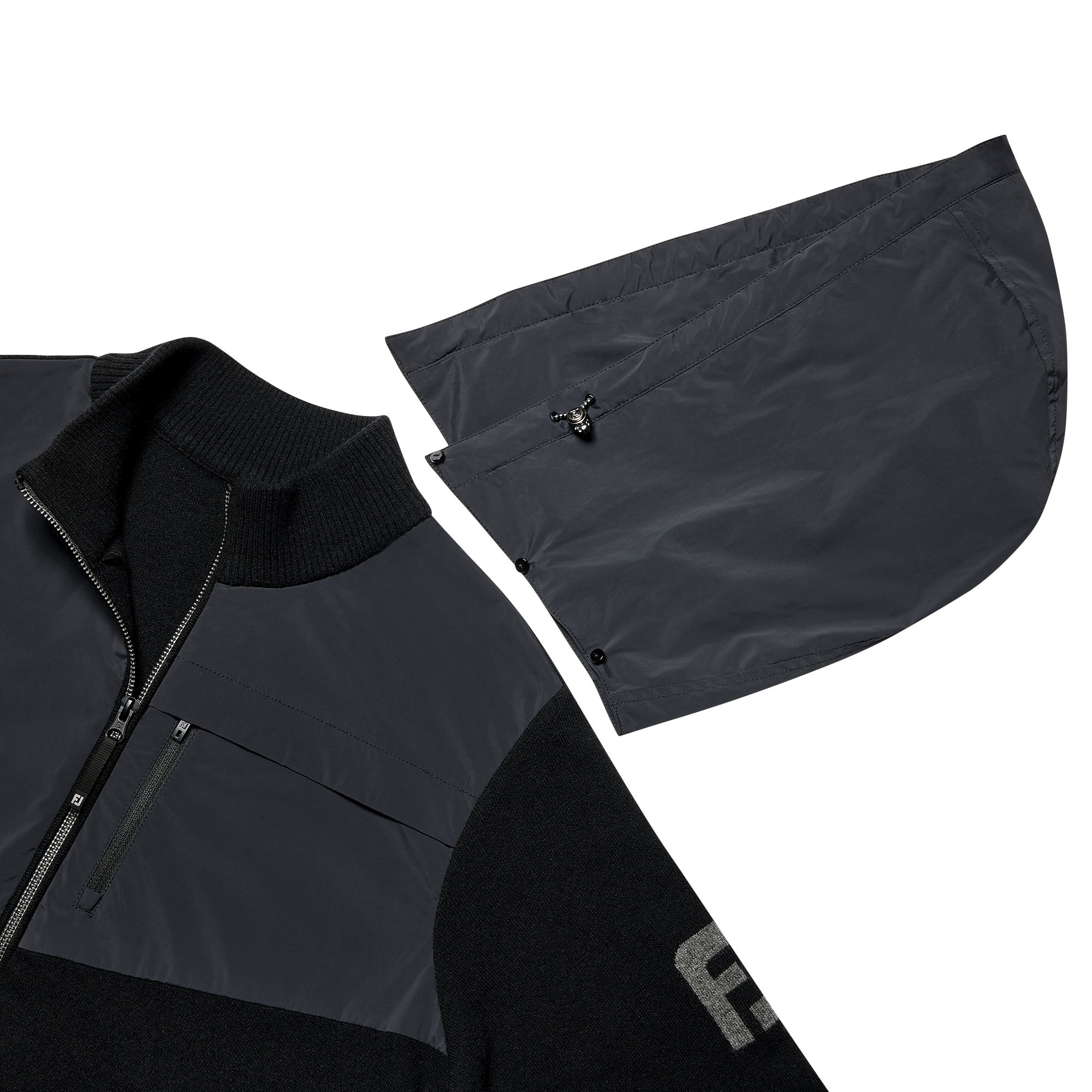 하이브리드 니트 자켓