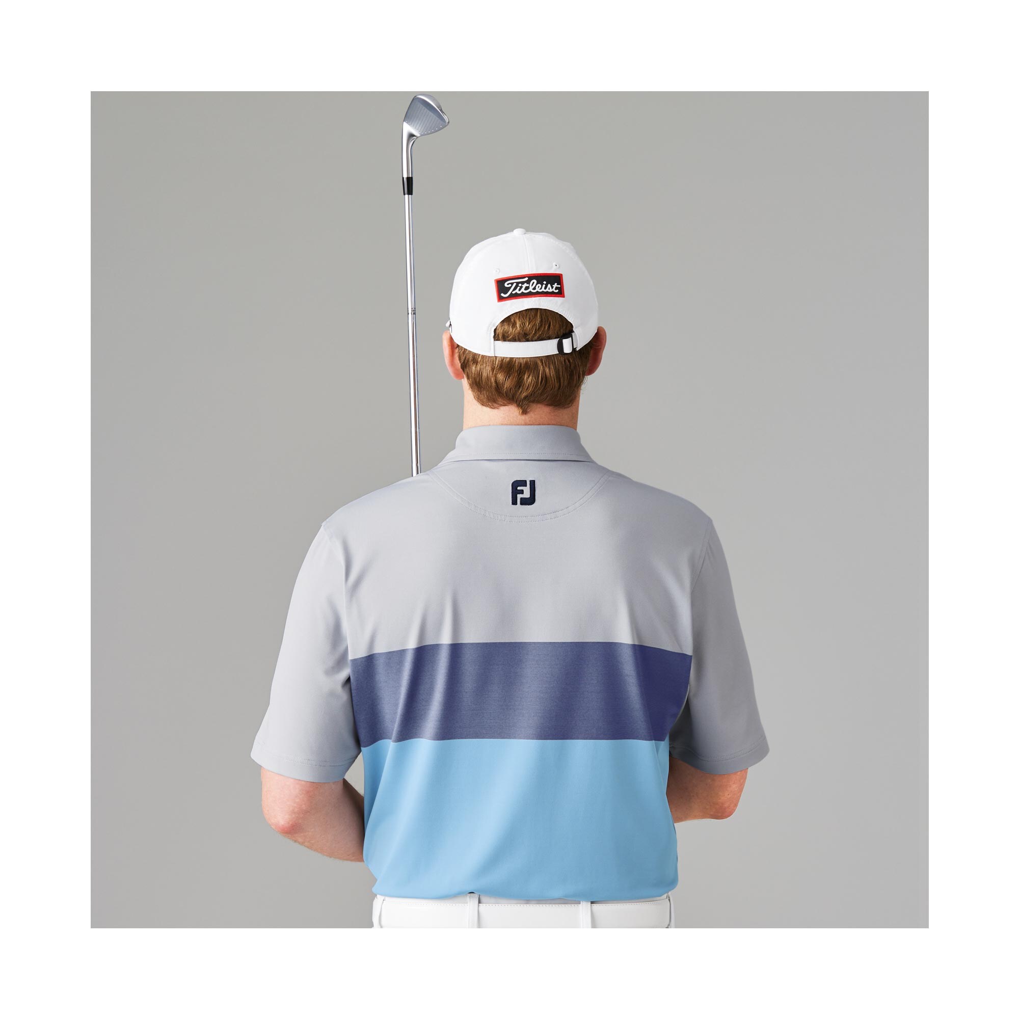 Engineered End on End Lisle Stripe Self Collar
