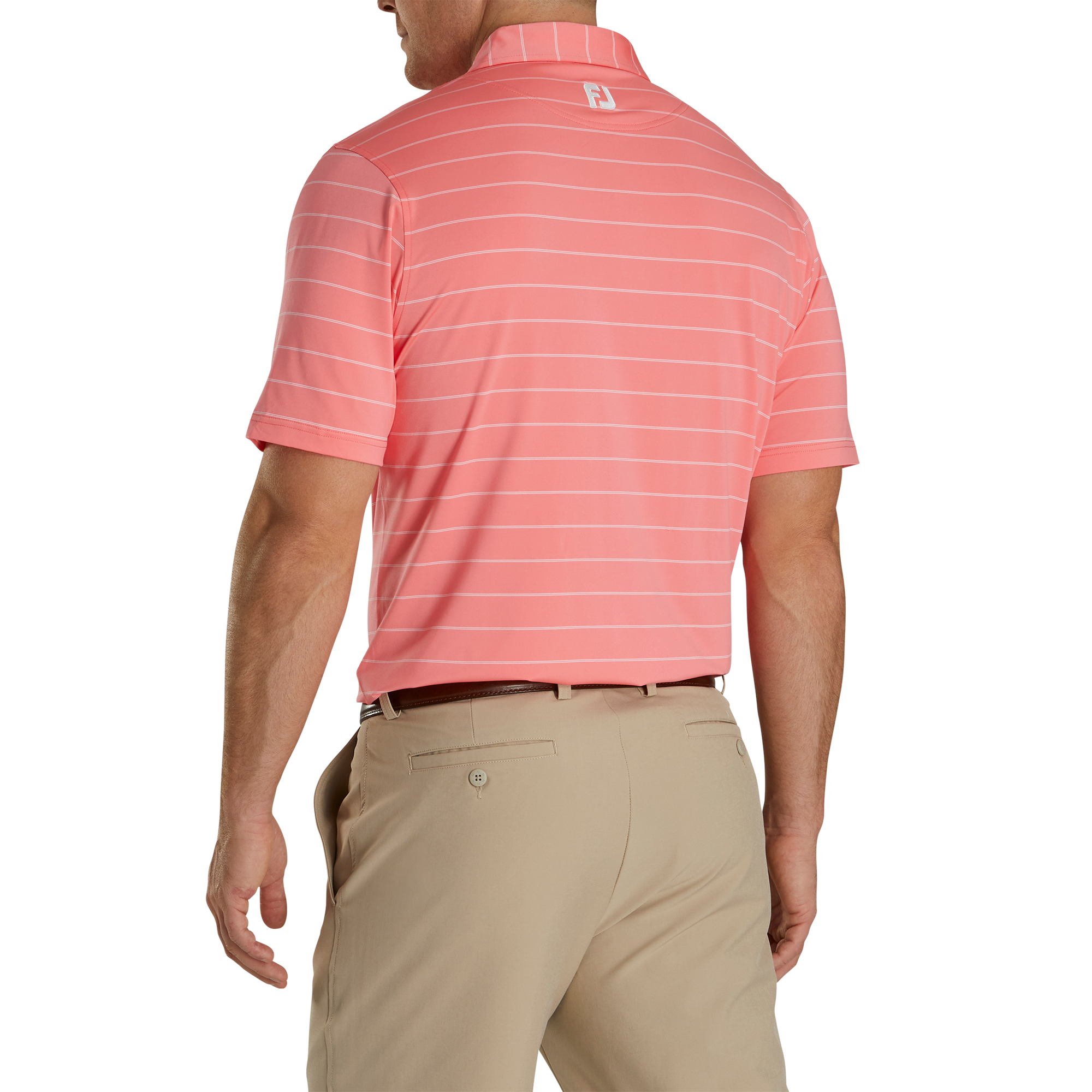 Lisle Double Pin Stripe Self Collar