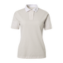 Vertical Stripe Polo Shirt Women