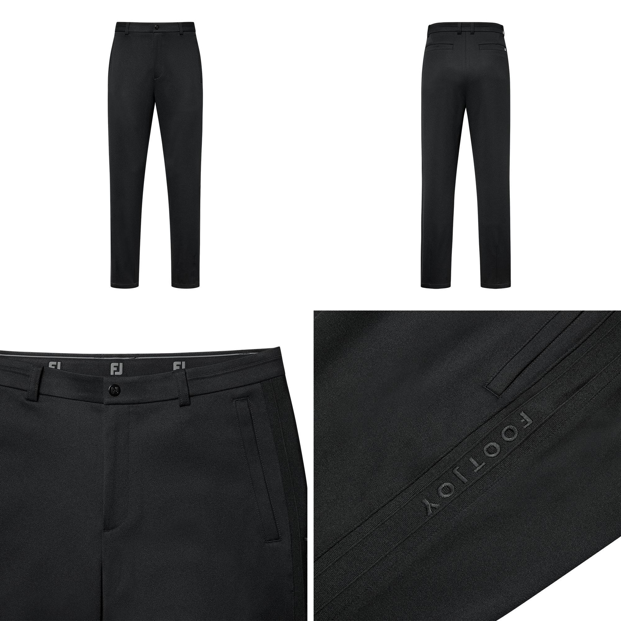 니트 패치 팬츠