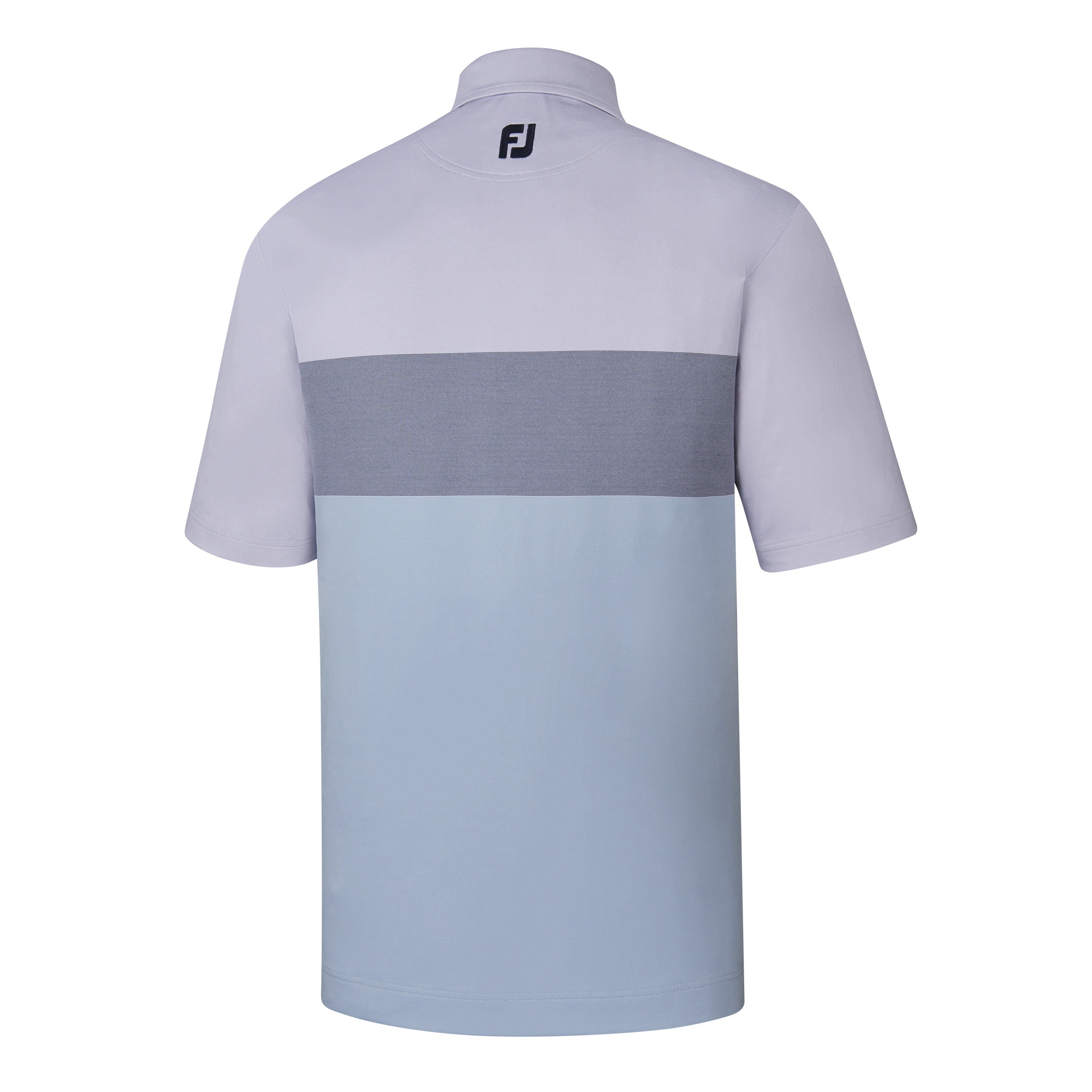 Engineered End on End Lisle Stripe Self Collar