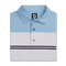 White / Heather Sky / Navy