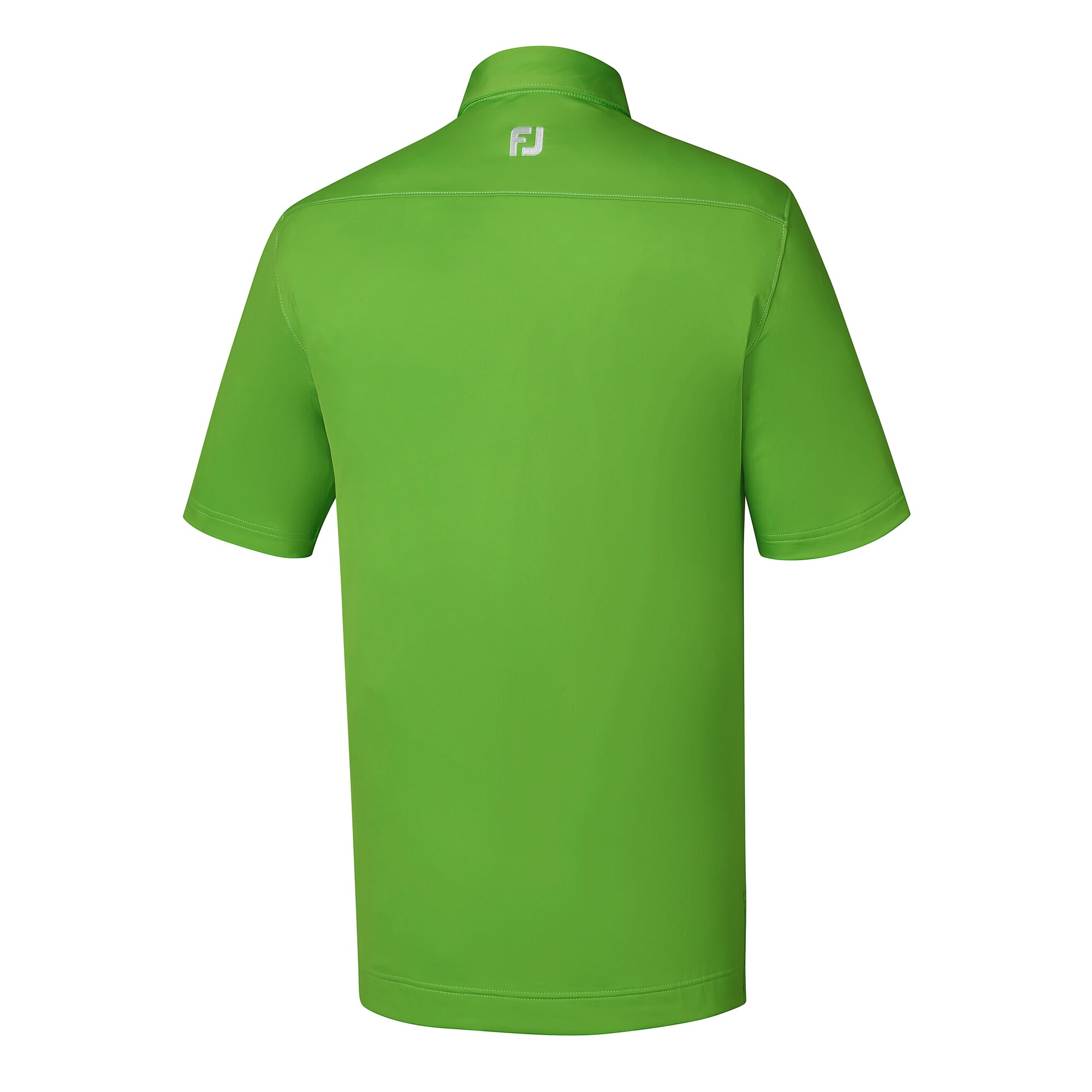 Athletic Fit Solid Lisle Contrast Stitch Self Collar-Previous Season Style