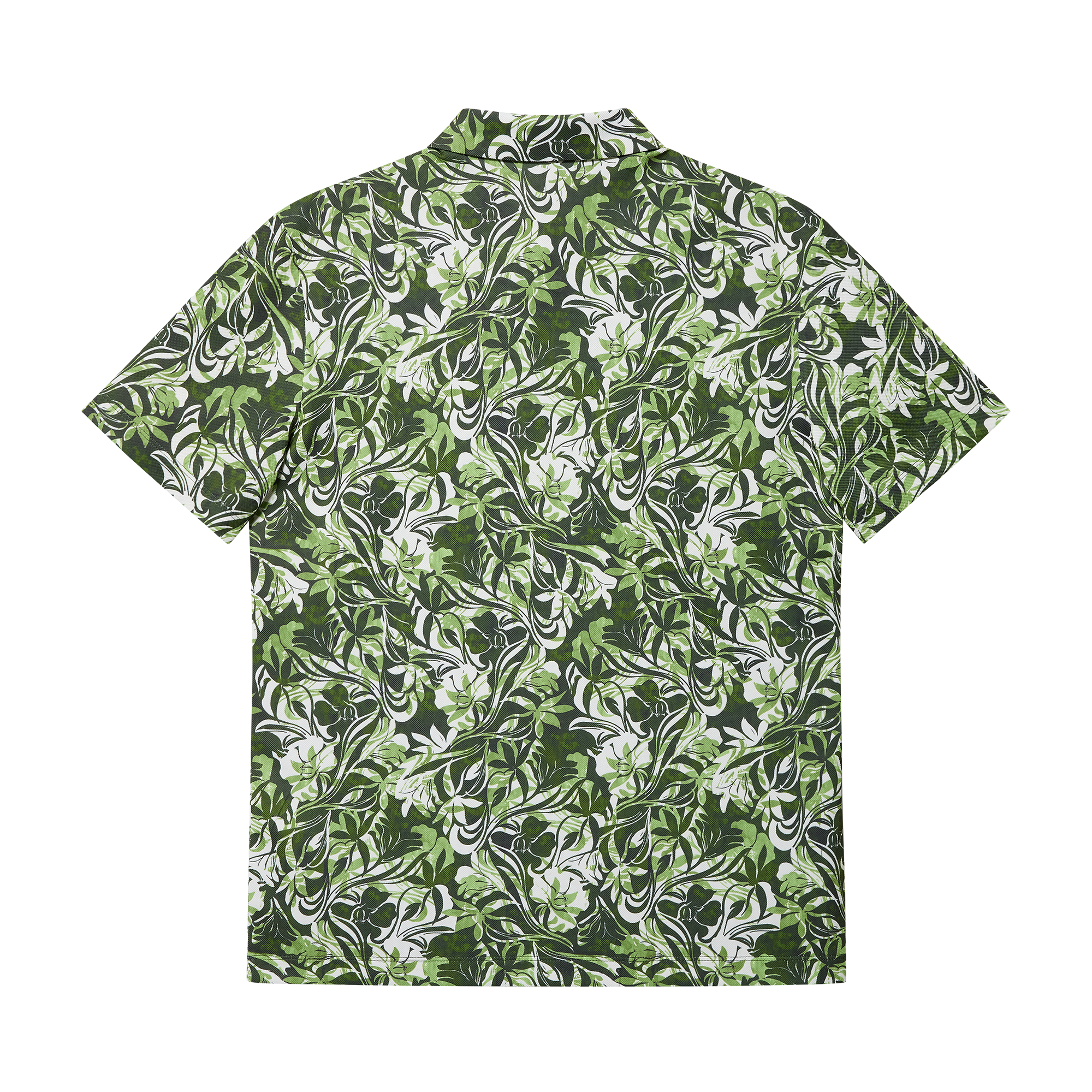 플라워 프린트 폴로 셔츠