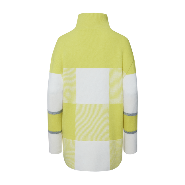 1/2 ZIP LONG KNIT WMN