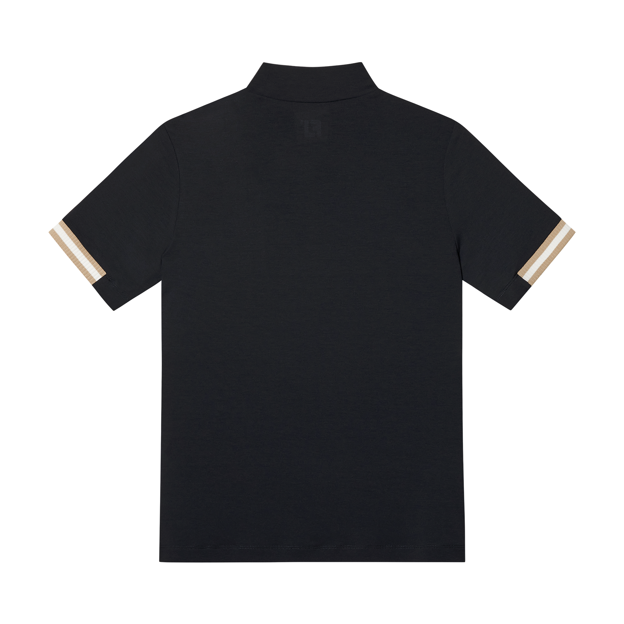 여성 하이넥 반팔 티셔츠