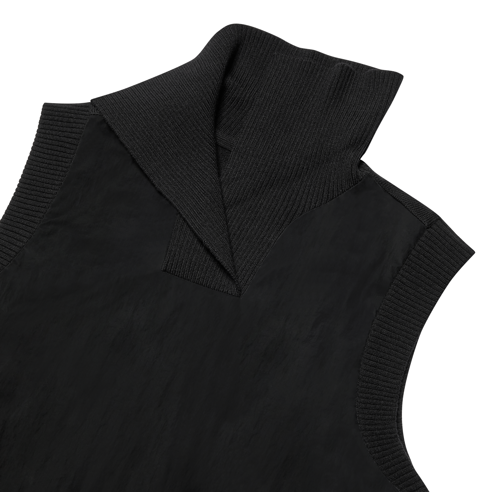 여성 하이브리드 니트 베스트