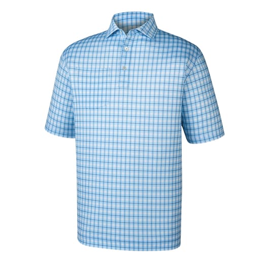 Lisle Plaid Print Self Collar