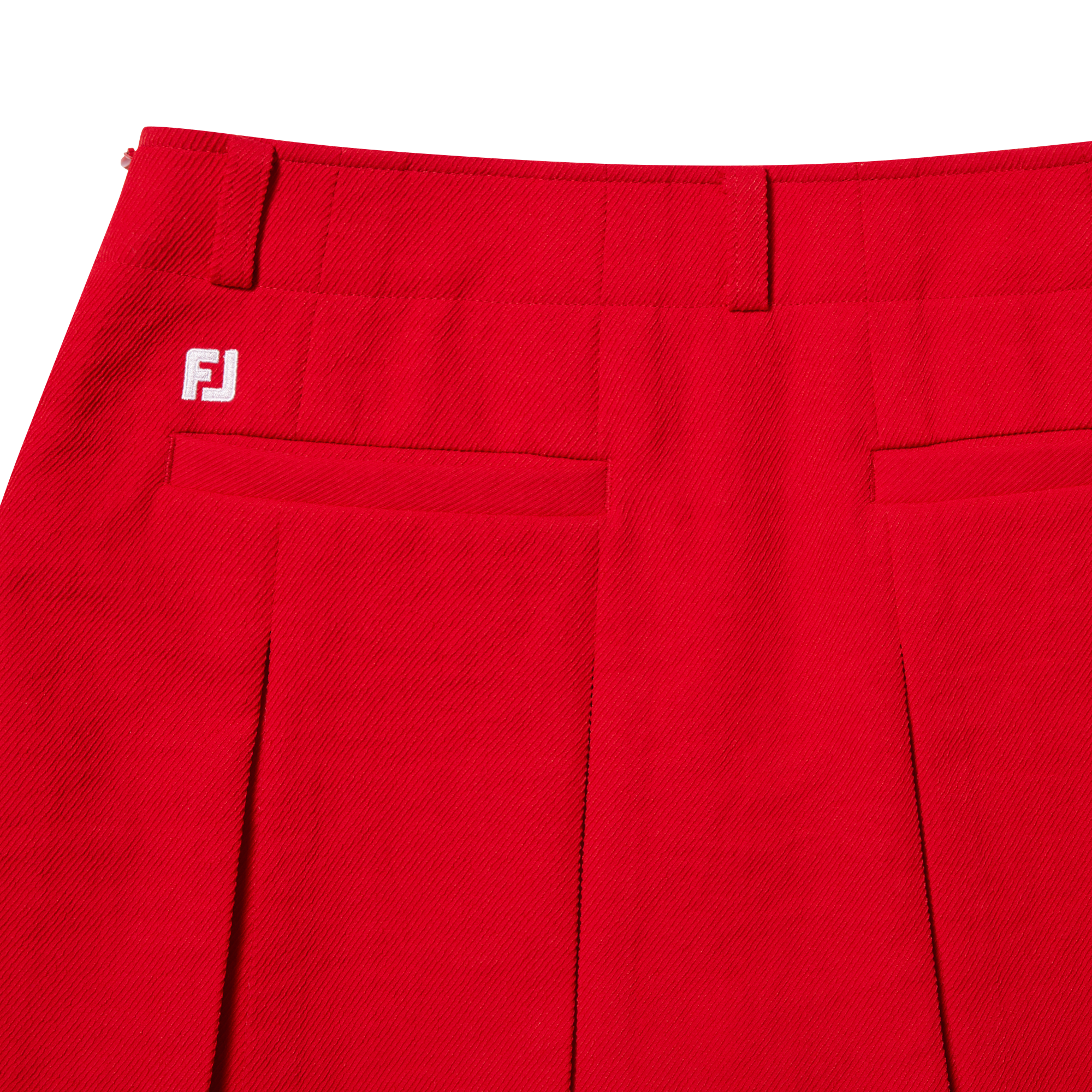 여성 트윌 플리츠 스코트