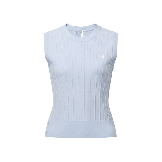 여성 슬리브리스 니트