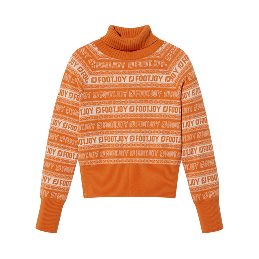 Jacquard High Neck Knit Women