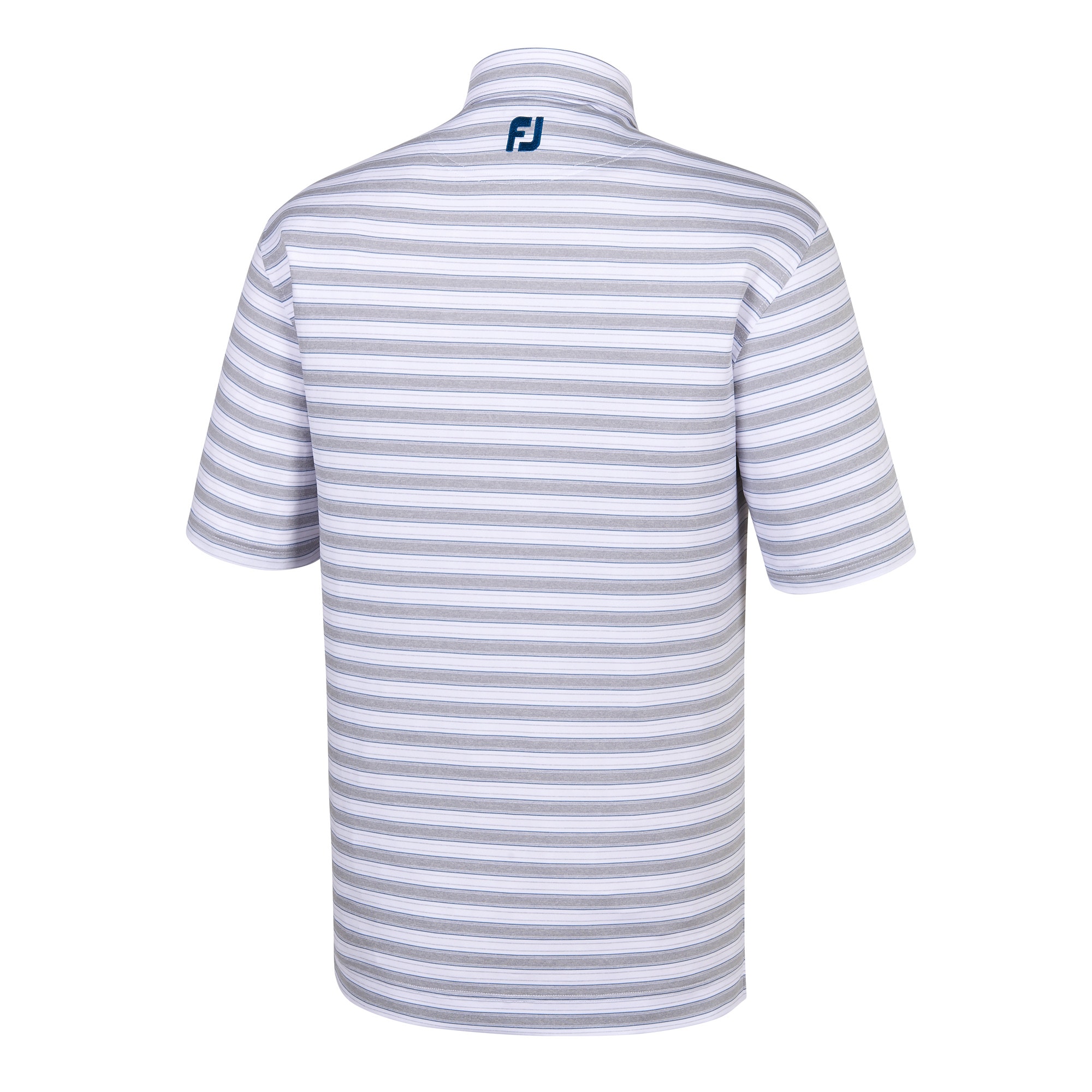 Stretch Lisle Tonal Stripe Self Collar