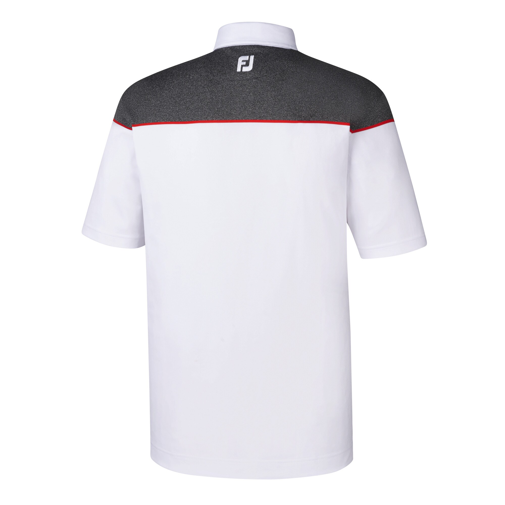 Color Block Pique Self Collar