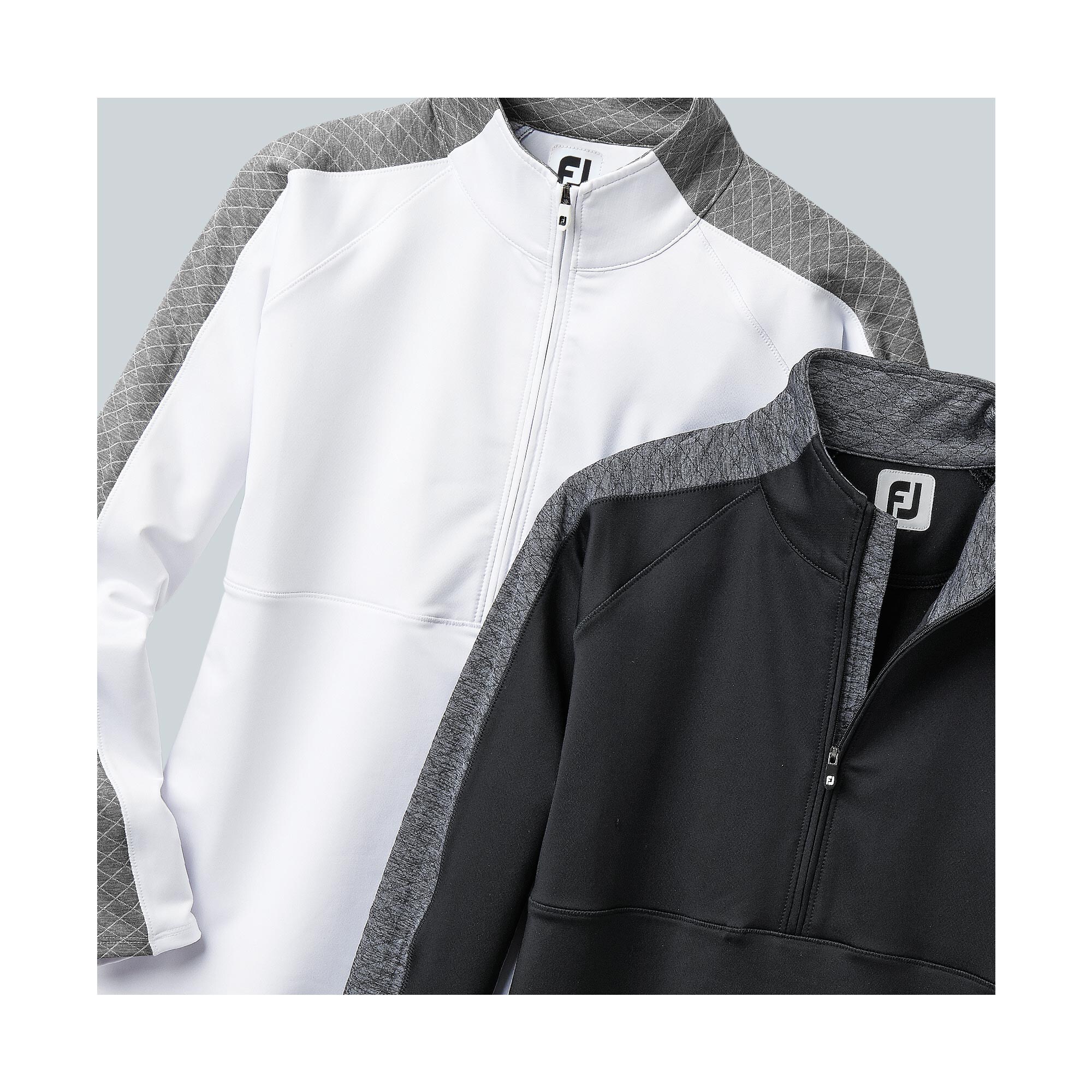 Half-Zip Quilted Accents Mid Layer Women