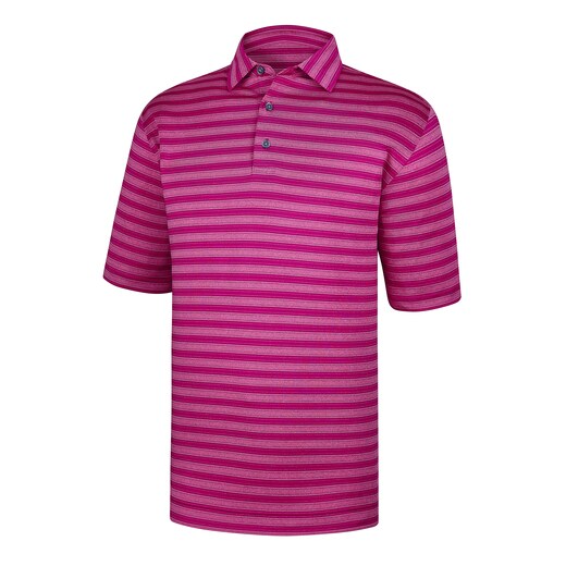 Stretch Lisle Tonal Stripe Self Collar-Previous Season Style