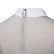 BACK ZIP POLO SHIRT WMN