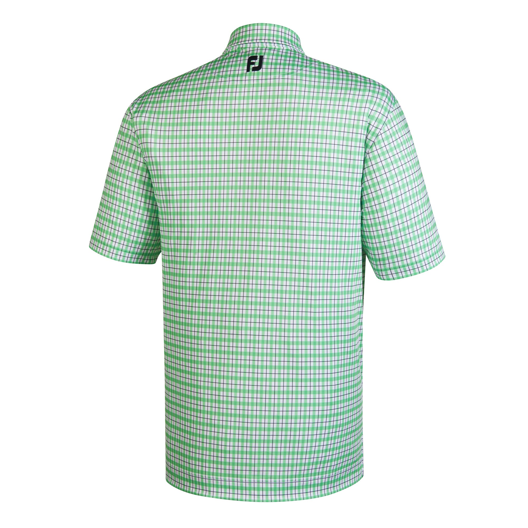 Lisle Plaid Print Self Collar