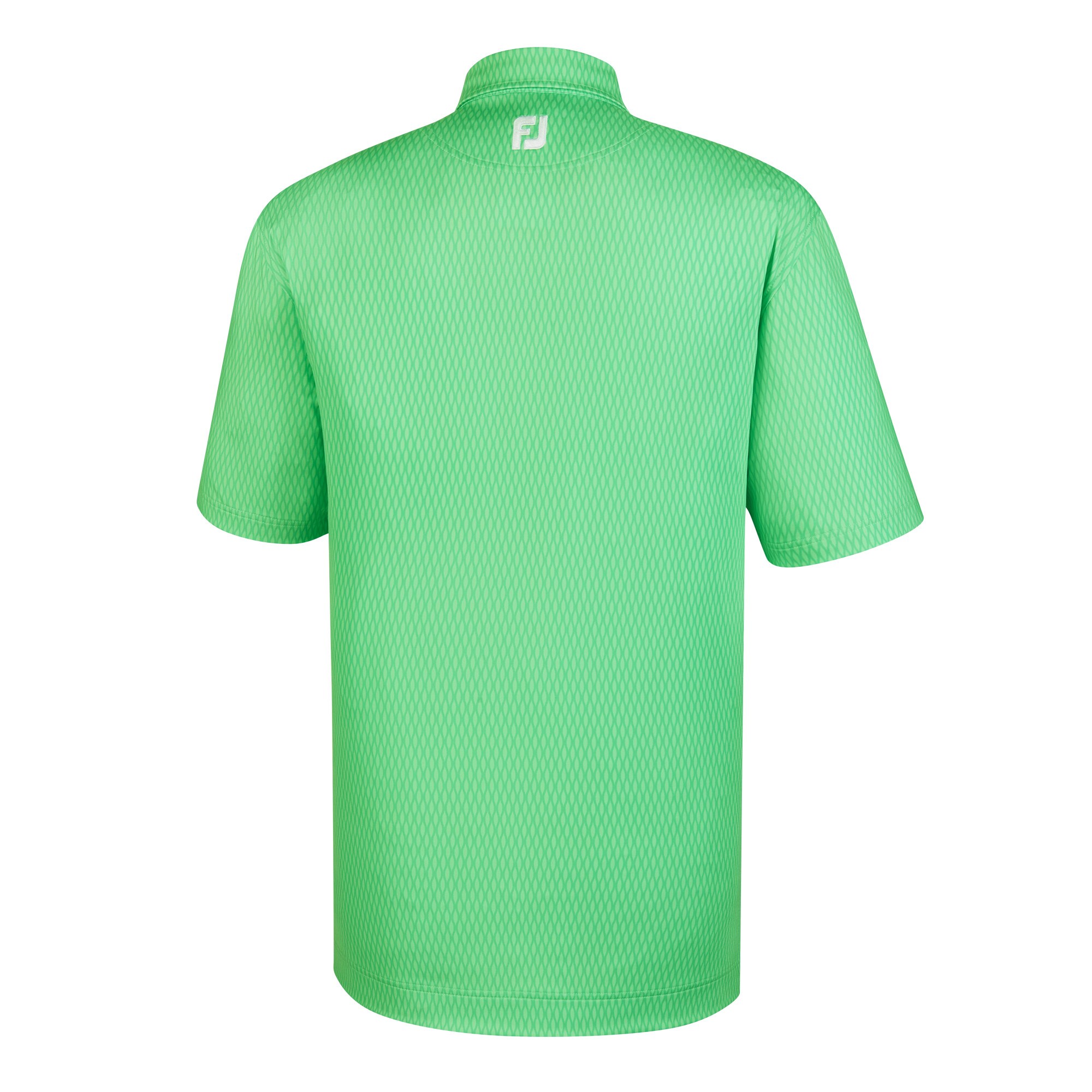Tonal Wave Lisle Print Spread Collar