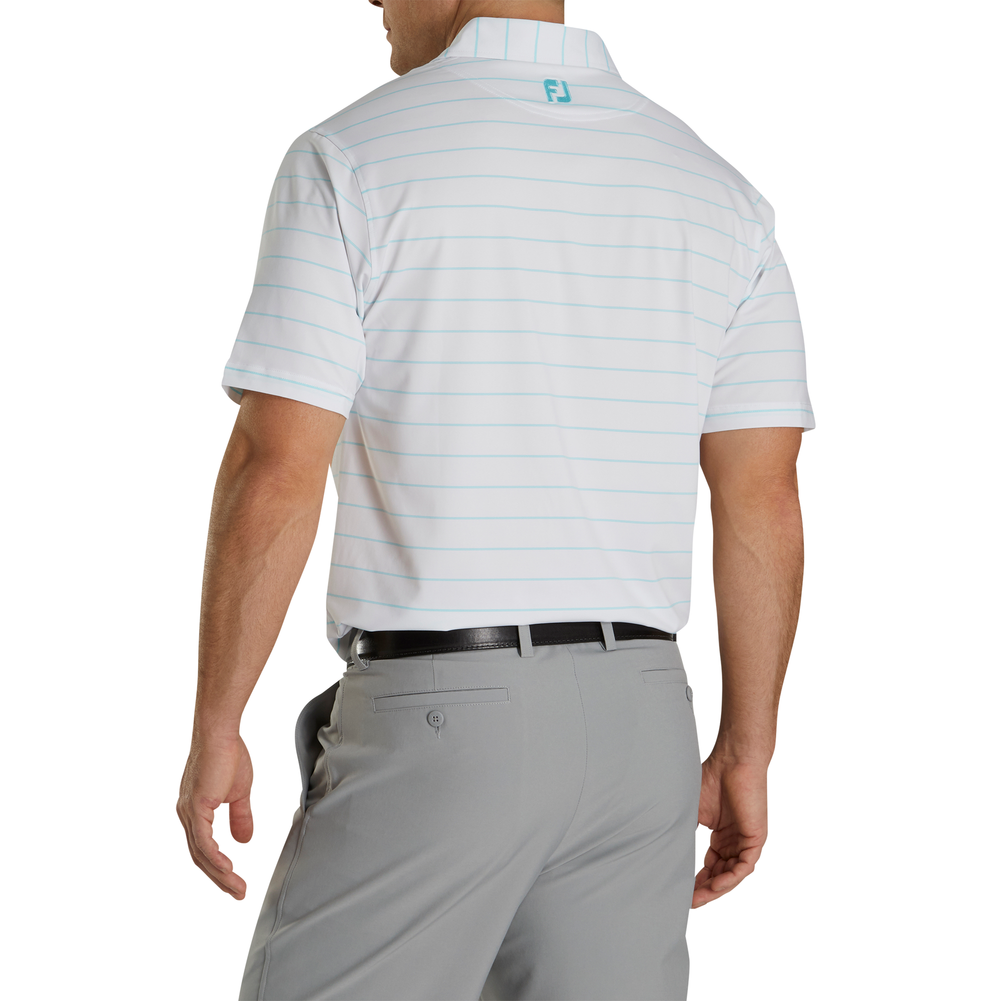 Lisle Double Pin Stripe Self Collar