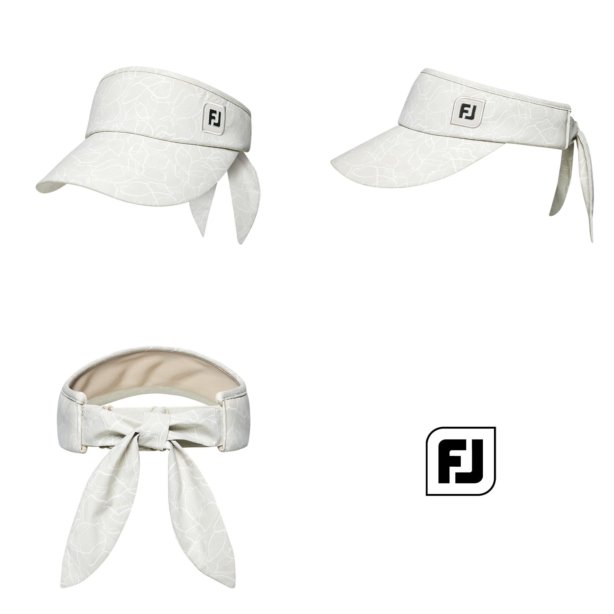 여성 리본 바이저