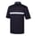 Lisle Multi Stripe Chestband Knit Collar