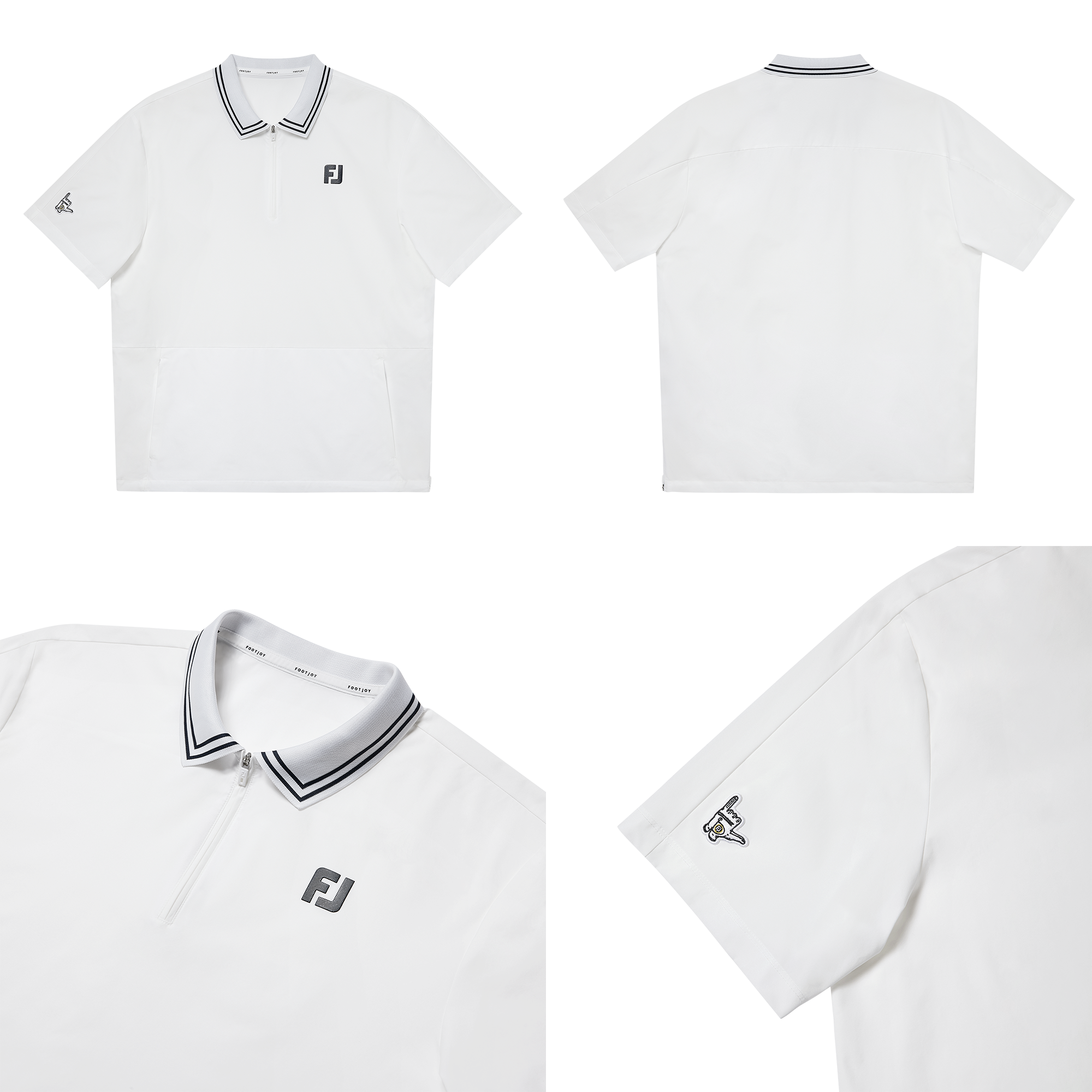 펀 우븐 폴로 셔츠