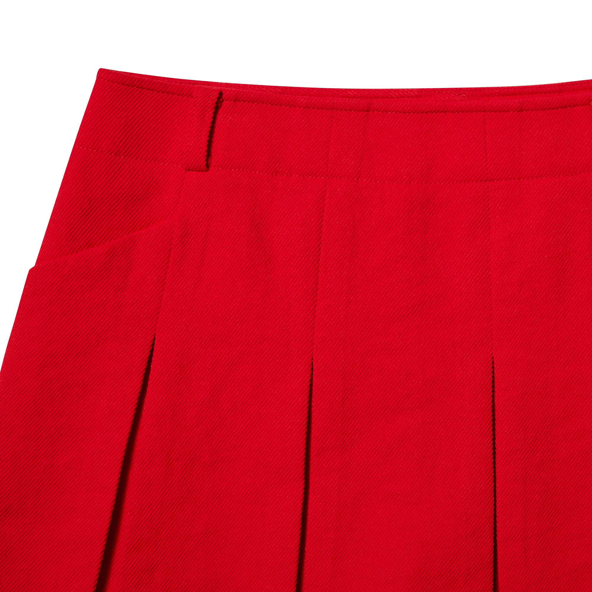 여성 트윌 플리츠 스코트