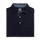 Athletic Fit Lisle Solid Gingham Trim Self Collar - FJ Tour Logo