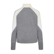 BLOCK KNIT DOWN SWEATER WMN