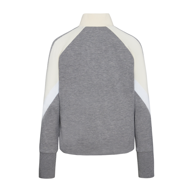 BLOCK KNIT DOWN SWEATER WMN