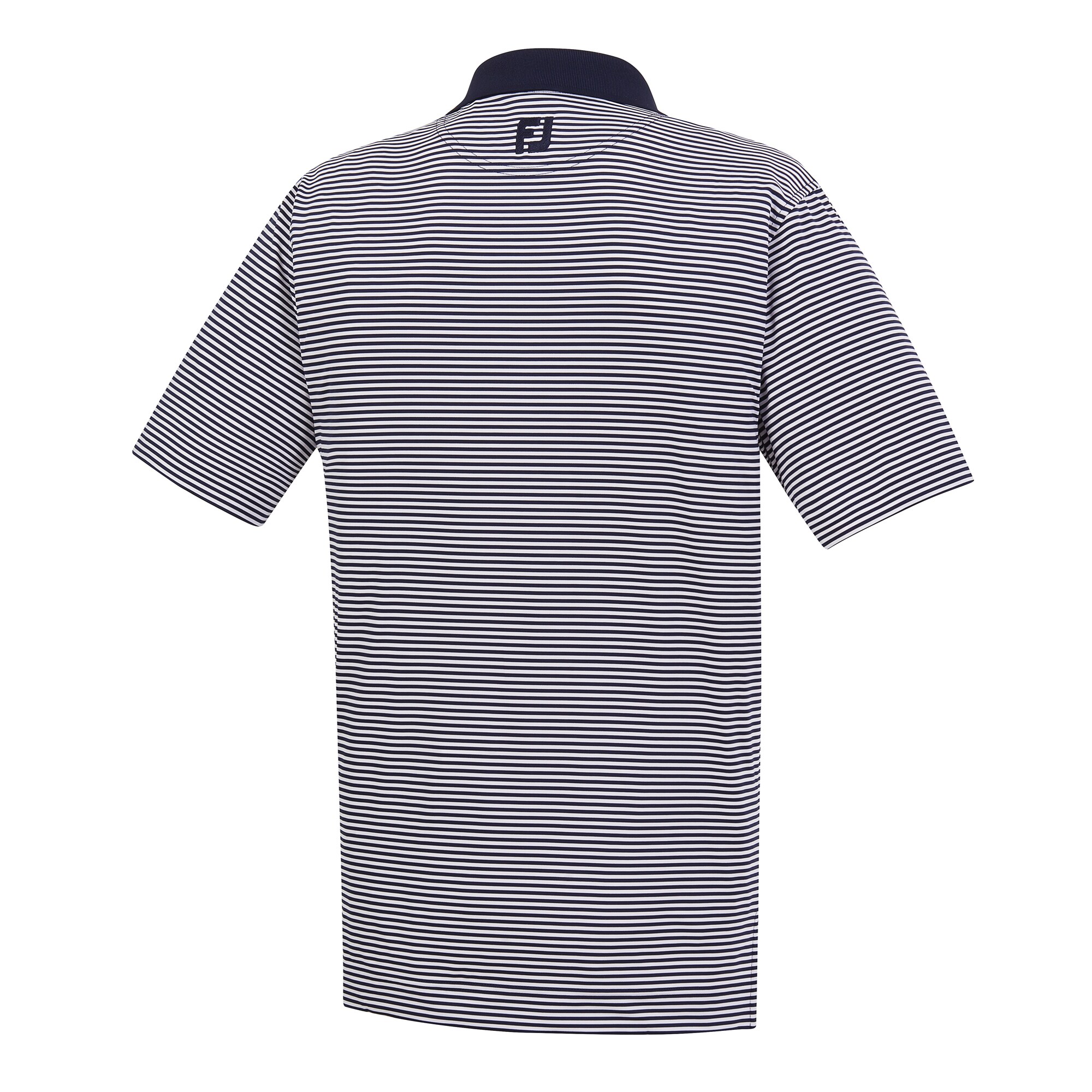 Lisle Feeder Stripe Knit Collar