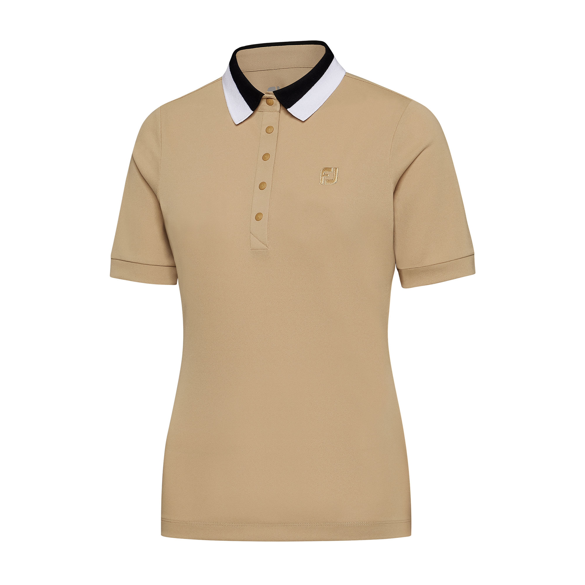 Knit Collar Polo Shirt Women