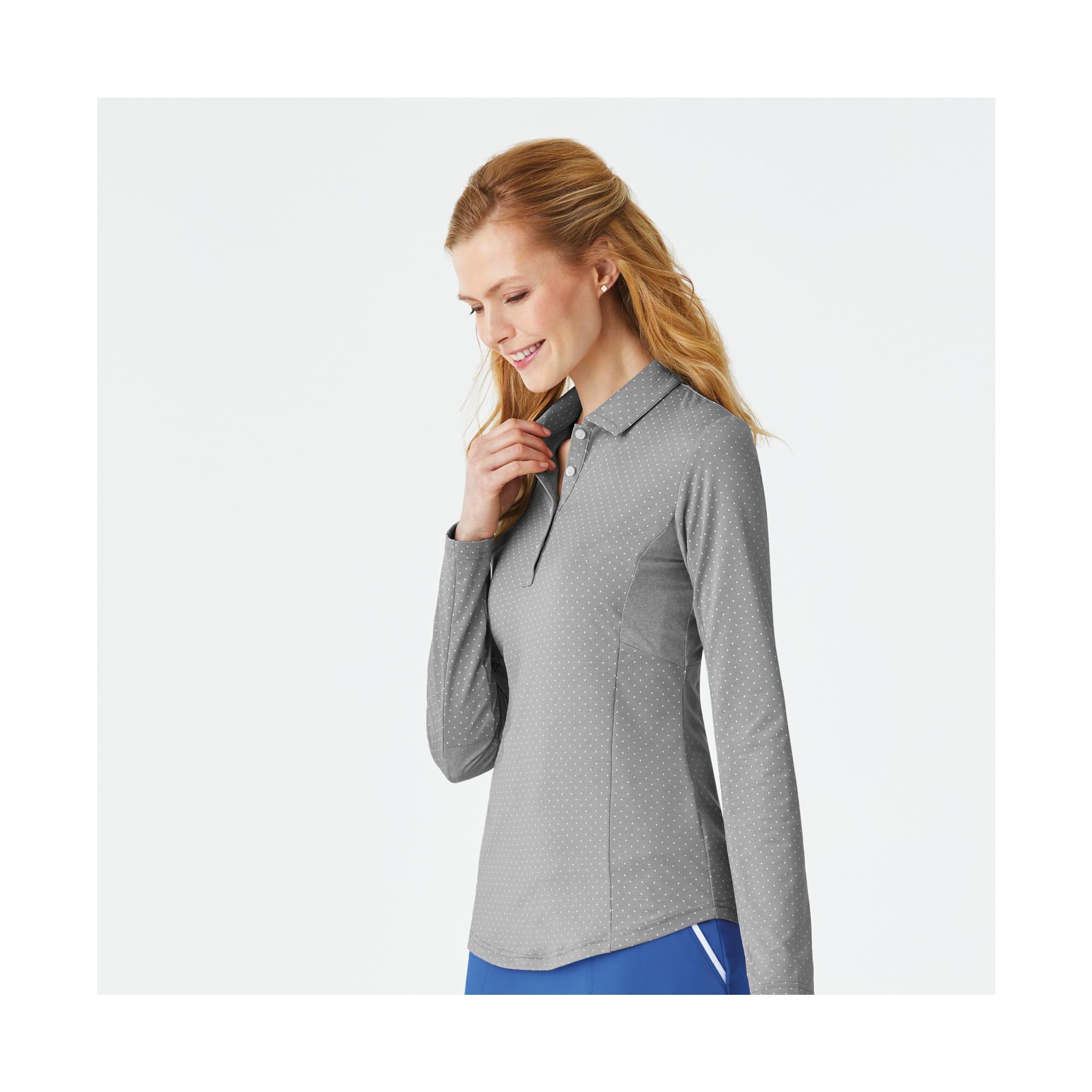 Dot Print Sun Protection Women