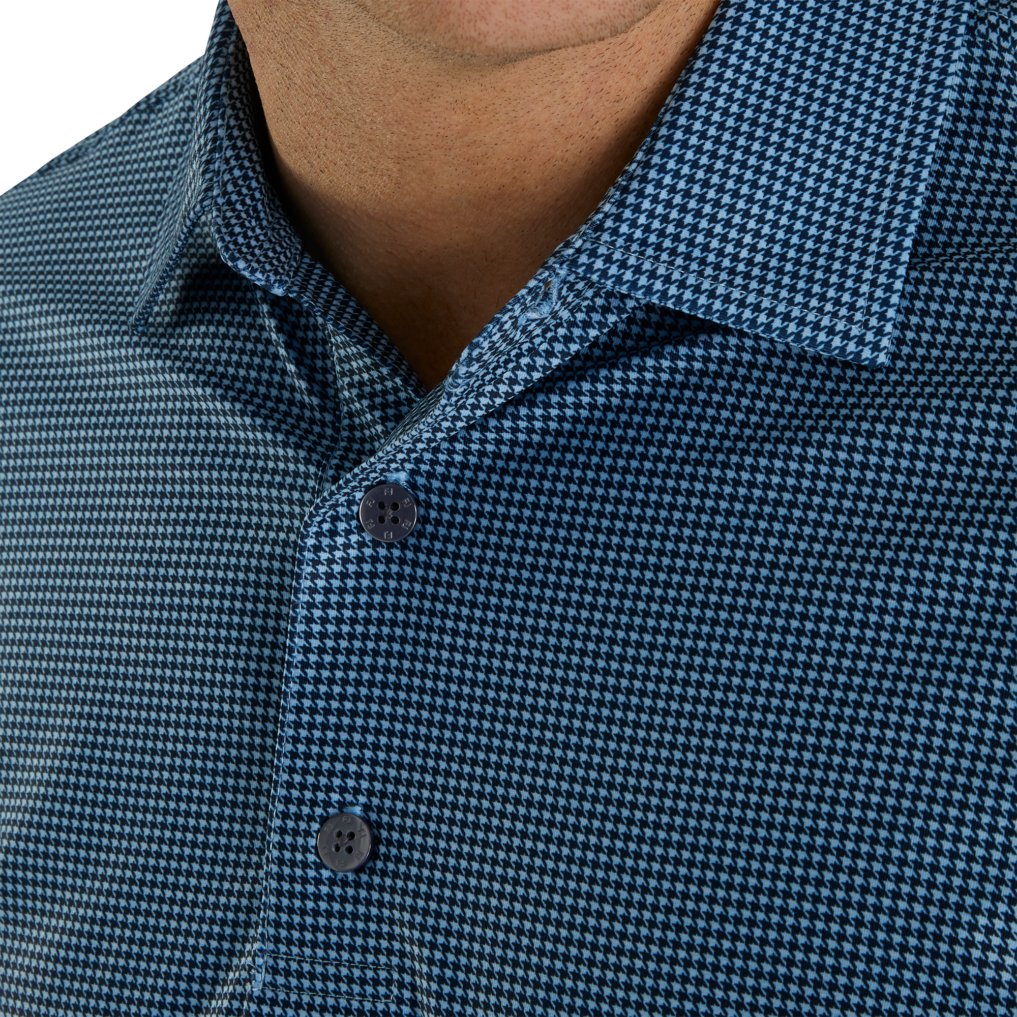 Heather Lisle Houndstooth Self Collar