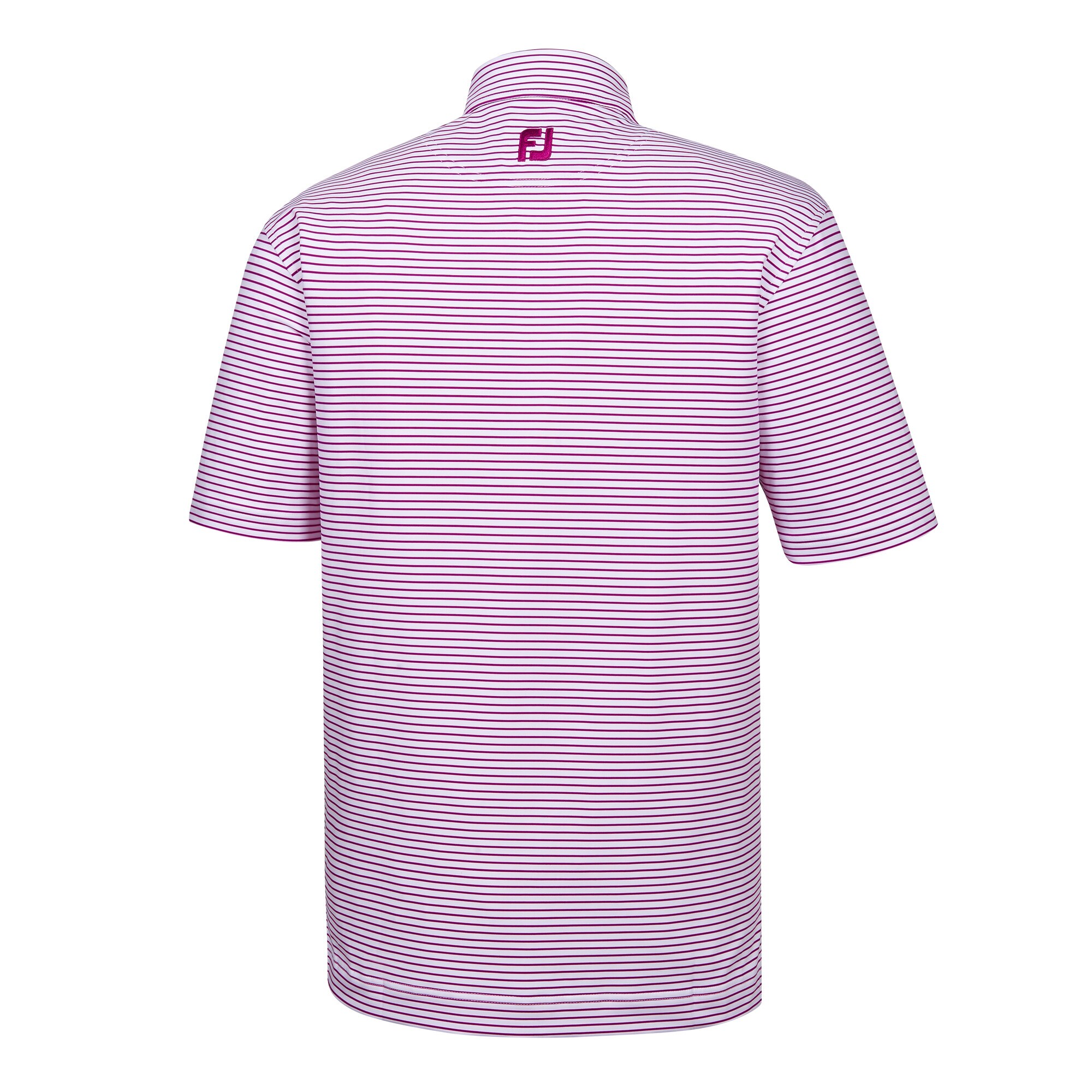 Stretch Lisle Feeder Stripe Spread Collar