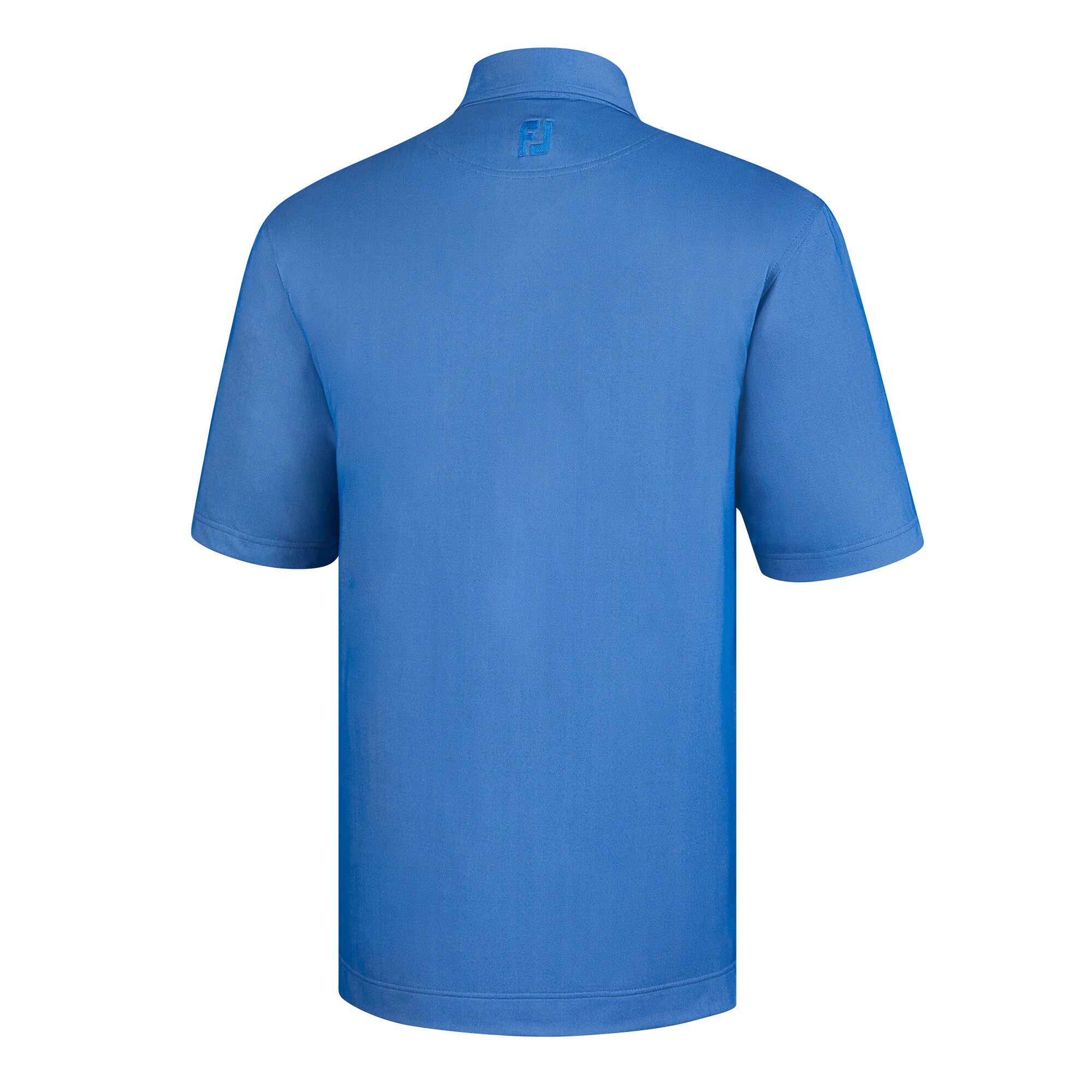 Birdseye Jacquard + Dot Geo Trim Self Collar