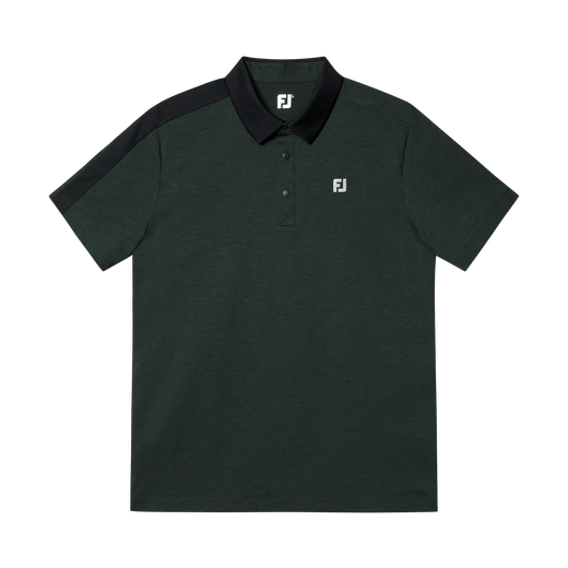 배색소매 폴로 셔츠